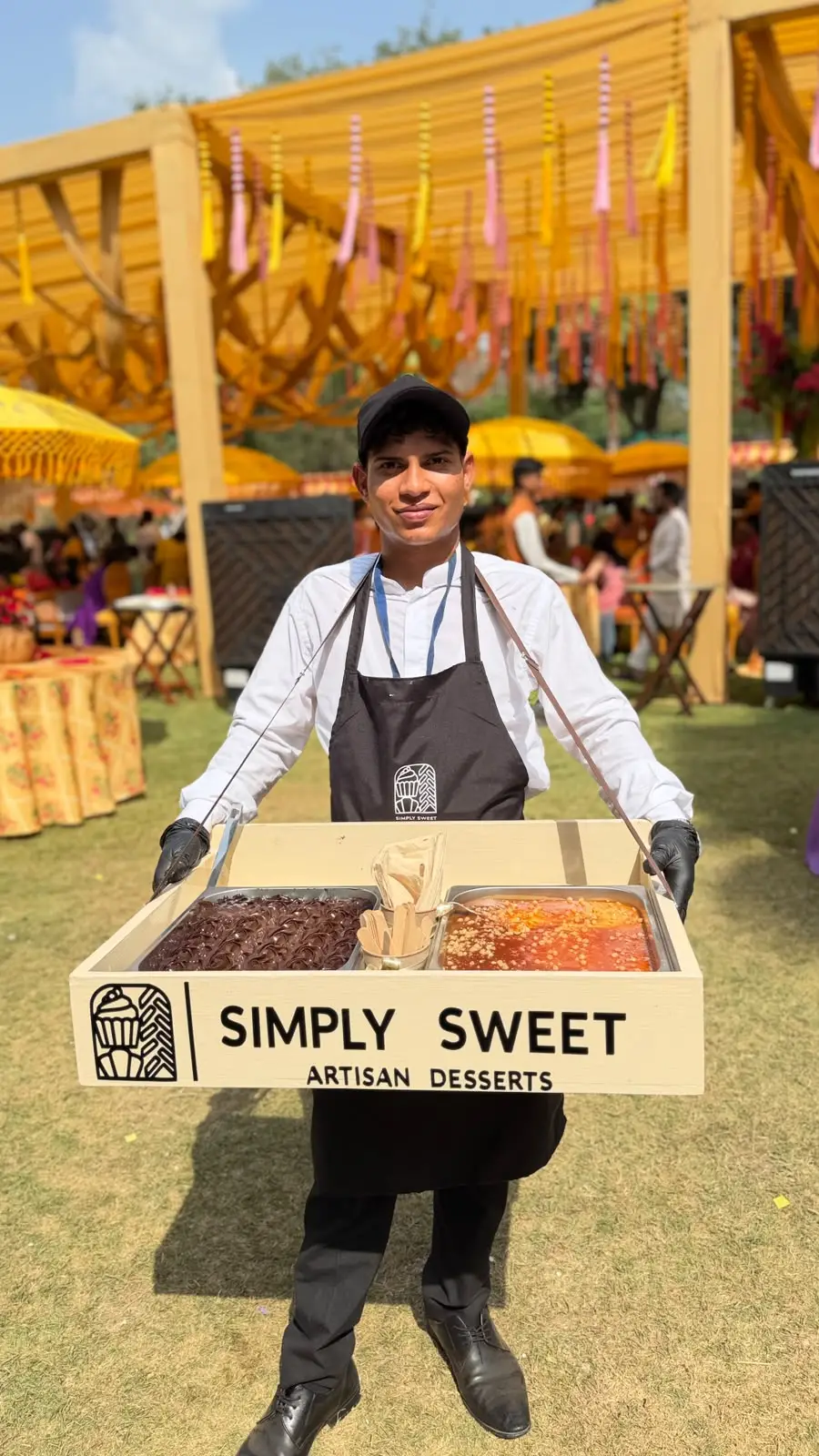 Styled wedding dessert table by Simply Sweet in Udaipur