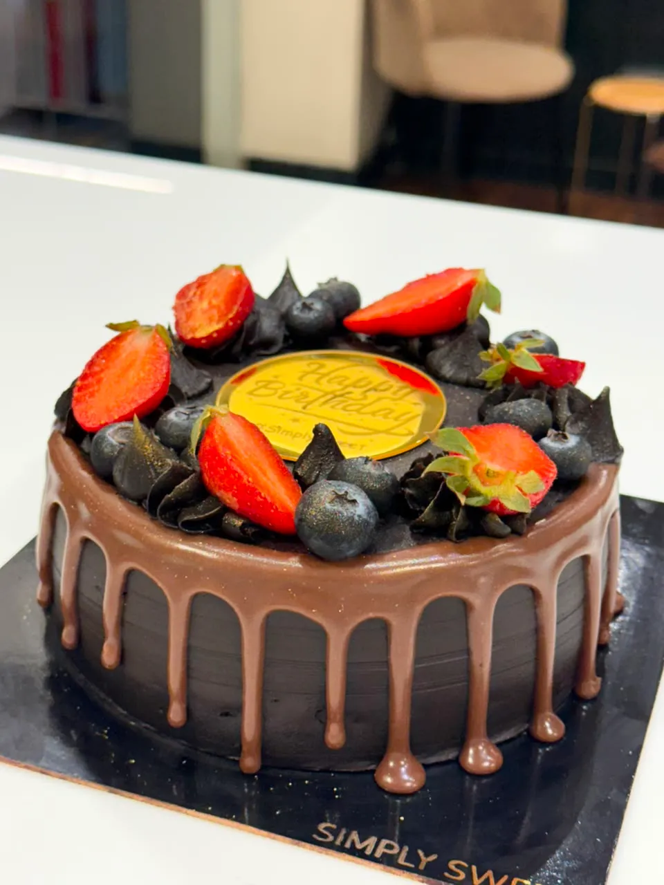 Best chocolate birthday cake by Simply Sweet Udaipur